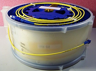 25.26km SMF-28 bare fiber spool, with 2 SC/PC connectors