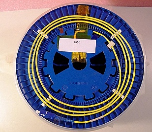 25.26km SMF-28 bare fiber spool, with 2 SC/PC connectors