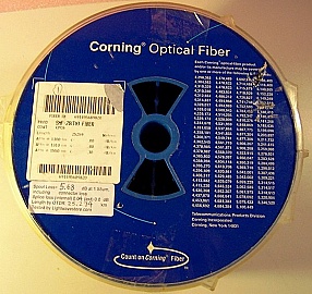 25.26km SMF-28 bare fiber spool, with 2 SC/PC connectors