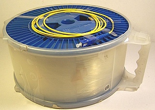 25.26km SMF-28 bare fiber spool, with one SC/PC connector