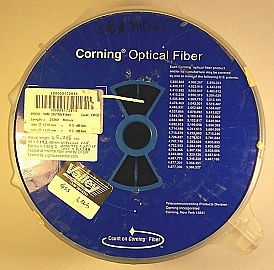 25.26km SMF-28 bare fiber spool, with one SC/PC connector