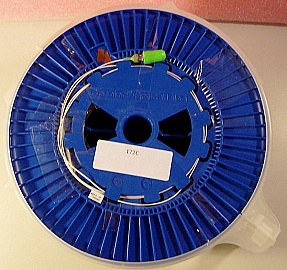 25.26km SMF-28 bare fiber spool, with 2 FC/APC connectors