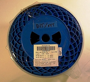 25.26km SMF-28 bare fiber spool, with 2 FC/APC connectors