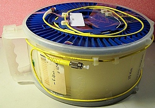 25.26km SMF-28 bare fiber spool, with 2 FC/PC connectors