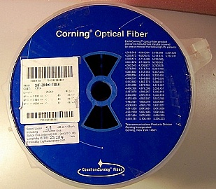 25.26km SMF-28 bare fiber spool, with 2 FC/PC connectors