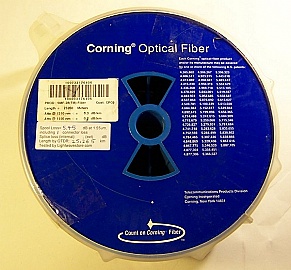 25.26km SMF-28 bare fiber spool, with 2 FC/PC connectors