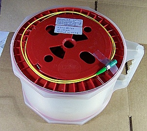 25.9km Lucent Matched-Cladding standard SM fiber spool. 8.3/125/245 um. Fiber type: MC-SM. Lucent P/N: LUC25MCSMA