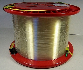 25.8km Lucent standard SM fiber spool. It is Matched-Cladding standard SM Fiber, type: MC-SM.