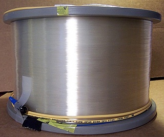 3.6km to 26km Lucent/AT&T standard SM bare fiber spool. Low attenuation.