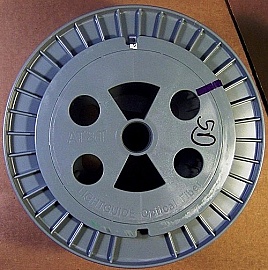 3.6km to 26km Lucent/AT&T standard SM bare fiber spool. Low attenuation.