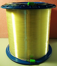35.3km SMF-28 bare fiber spool, with 2 FC/APC connectors, high attenuation 0.278dB/km at 1550nm