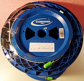 35.3km SMF-28 bare fiber spool, with 2 FC/APC connectors, high attenuation 0.278dB/km at 1550nm