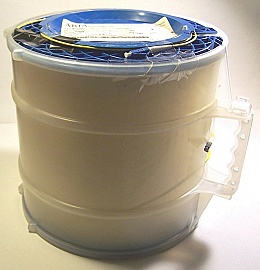 35.235km SMF-28 bare fiber spool, with 2 LC/PC connectors