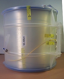 50.48km SMF-28 bare fiber spool, with two FC/UPC connectors. Loss is 10.4dB.