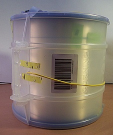50.48km SMF-28 bare fiber spool, with two FC/UPC connectors. Loss is 10.4dB.