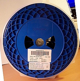 50.48km SMF-28 bare fiber spool, with two FC/UPC connectors. Loss is 10.4dB.