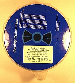 1000-meter Corning PureMode HI 1060 Engineered fiber, single mode fiber for 980nm pump laser application.