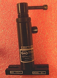 Newport Model: VPT-4. Translating Optical Post Holder. And Newport Model: B-1 Mounting Base.