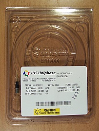 Min order qty=4pc. 1.3/1.55um PIN photodiode. JDS model: EPM 650 250, PN: 06500658-014.