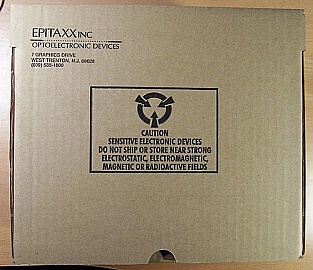 Min order qty=4pc. 1.3/1.55um PIN photodiode. JDS model: EPM 650 250, PN: 06500658-014.