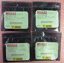 1.3/1.55um PIN photodiode, with ST receptacle. Epitaxx model: ETX 100 RST FIN