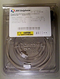 1.31um/1.55um photodiode,  return path analog CATV detector. With SC/APC connector. SM fiber. JDS model: EPM 705 J SC/APC NBI