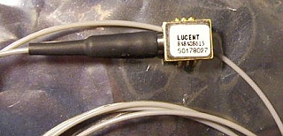 6-PIN MINI-DIL PHOTO-DETECTOR with MMF FC/PC connector. Lucent module number: YE01P2