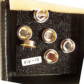 5.8mm-active-area Si photodiode. For UV and near IR.  TO-8 package.  Large active area detector.  Hamamatsu model: 1336-8BK1A or 1336-8BK1B. 'Sell As Is'