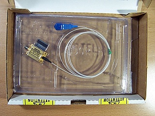 10Gb pin-preamp receiver, RF connection is K-connector(SMA-compatible), with  high transimpedance. Lucent/Ortel/Agere model: 2860E-040