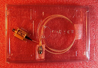 10Gb pin-preamp receiver, RF connection is K-connector(SMA-compatible), with  high transimpedance. Lucent/Ortel/Agere model: 2860E-023. Used, sell "As Is".