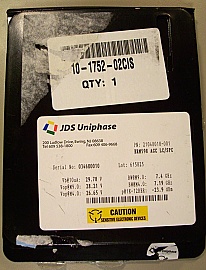 10Gb JDS APD receiver,  Model: ERM 598 AGC