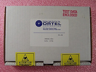 10Gb pin-preamp receiver, RF connection is K-connector(SMA-compatible), with exceptionally high linearity. Lucent/Ortel/Agere model: 2860D-C04. Without test sheet