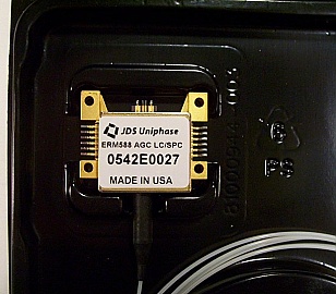 10Gb JDS PIN-TIA receiver with AGC, with LC/SPC connector.  JDS model: ERM 588 AGC LC/SPC