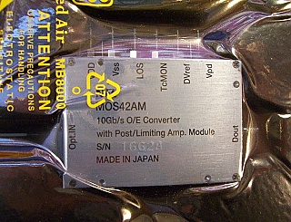 10Gb O/E Converter, with SMA RF output connector, NTT model: MOS42AM