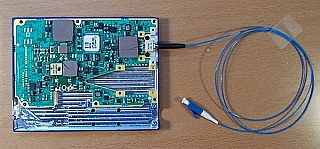 10 - 10.7 Gb PIN-Preamp receiver, with LC/PC fiber connector.  Fujitsu model: FRM5J142GW