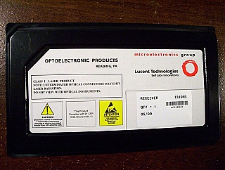 2.5Gb Lucent APD 1319MS receiver module, 1.3/1.55um