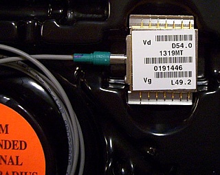 Min order qty=4pc, 2.5Gb Lucent APD 1319MT receiver module, 1.3/1.55um. Without actual manufacture test data sheet
