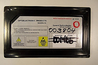 2.5Gb Lucent APD 1319MC receiver module, 1.3/1.55um. A little used.