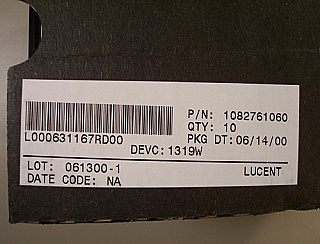 $25 each if buy 5pc. Lucent 1319W APD receiver module, 1.3/1.55um