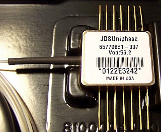 2.5Gb high-gain APD/Preamp receiver, JDS model: ERM577 FJ S FC/SPC 1.25. P/N:65770651-007. With FC/SPC fiber connector