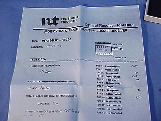 150MHz bandwidth, NT Wide Range Optical Receivers