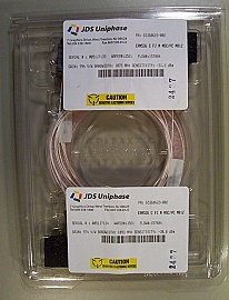 1000MHz optical PIN-TIA receiver. Bandwidth: about 1000MHz. 1.31/155um. Multimode fiber. With MSC/PC connector. JDS model: ERM536 C FJ M MSC/PC MB12