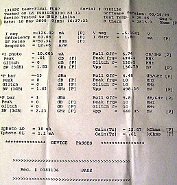 $25 each if buy 10pc. Min order qty=5.    2.5Gbps 1.3/1.55um Pin-Amp Receiver Module. Lucent P/N: 1319PC, with MU fiber connector.