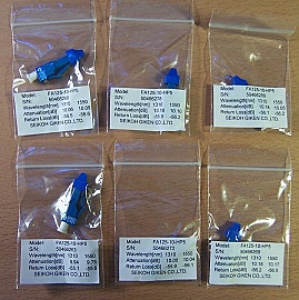 10dB Fiber adapter with fixed loss, LC/PC(UPC) - LC/PC(UPC), 1.3/1.55um, Seikoh P/N: FA125-10-HP5