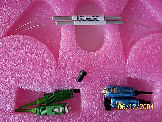 fiber jumper with fixed loss of 8dB, by AMP. SC/PC-SC/APC