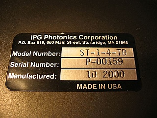 1x4 Fiber Optic Splitter, w/ FC/PC adapters, by IPG