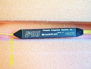 1x4 coupler for both 1310/1550nm with FC/APC connectors