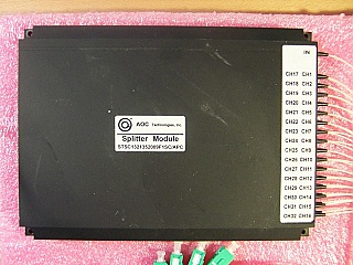 1x32 coupler for both 1.31um/1.55um. Low loss. With SC/APC connectors. AOC P/N: STSC1321352009F1SC/APC