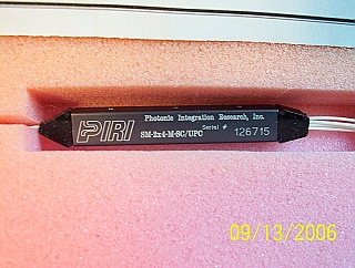 2x4 coupler for both 1310/1550nm with SC/UPC connectors