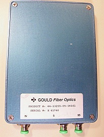 5%/95% 1x2 coupler at 1550nm. FC/APC adapters. Low polarization. Model: 44-13255-05-14161